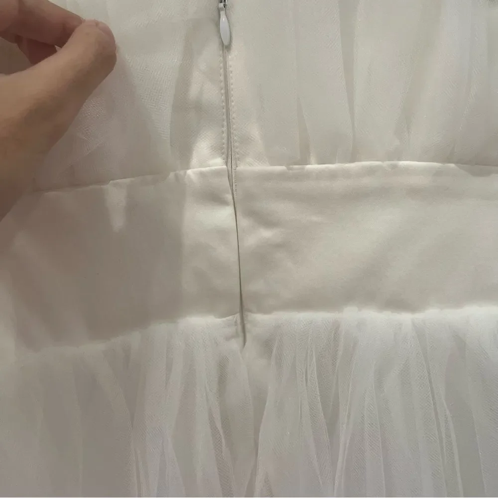 Katie May White Strapless Sundress Mini - Picture 7 of 8